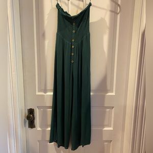 Cotton Candy LA Forest Green Jumpsuit Size M